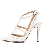 Valentino Rockstud Punkouture Slingback T100 - Lyst