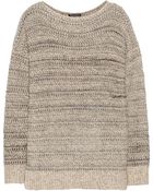 Vince Marled Cotton-Blend Sweater - Lyst