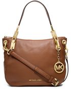 MICHAEL Michael Kors Brooke Leather Medium Shoulder Tote Bag - Lyst