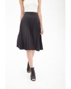 Forever 21 Accordion Pleated A-Line Skirt - Lyst