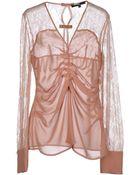 Elisabetta Franchi Blouse - Lyst