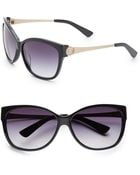 Oscar de la Renta Plastic Catseye Sunglasses - Lyst