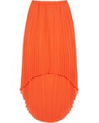 MICHAEL Michael Kors Pleated Chiffon Skirt - Lyst