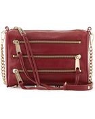 Rebecca Minkoff Five-Zip Mini Crossbody Bag - Lyst