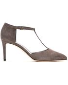 Gucci Suede Pumps - Lyst