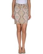 Current/Elliott Denim Skirt - Lyst