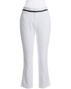 DKNY Capri With Faux Leather Detailing - Lyst