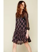 Free People Chiffon Elsie Dress - Lyst