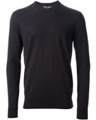 Dolce & Gabbana Crew Neck Sweater - Lyst