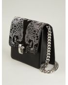 Roberto Cavalli Studded Shoulder Bag - Lyst