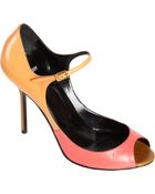 Pierre Hardy Peep Toe Mary Jane Pump - Lyst