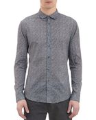 John Varvatos Vineprint Shirt - Lyst