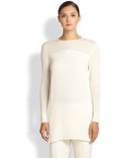 Akris Cashmere & Silk Knit Tunic - Lyst