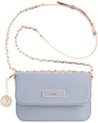 DKNY Saffiano Small Flap Crossbody - Lyst