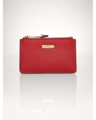 Lauren by Ralph Lauren Leather Aiden Mini Coin Purse - Lyst