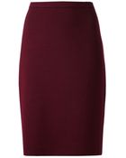 Lanvin Straight Skirt - Lyst