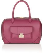 Matthew Williamson Thumper Raspberry Leather Bowling Bag - Lyst