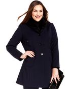 Jones New York Fauxfurcollar Walker - Lyst