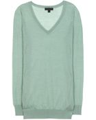 Burberry Prorsum Cashmere and Silkblend Sweater - Lyst