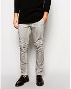 Cheap Monday Slim Fit Coated Chinos - Lyst