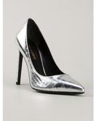 Saint Laurent Paris 105 Pump - Lyst