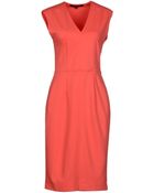 French Connection Kneelength Dress - Lyst