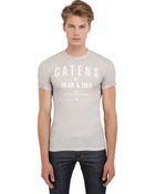 DSquared2 Printed Sexy Slim Fit Cotton T-Shirt - Lyst