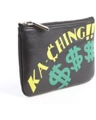 Rebecca Minkoff Black Leather 'Ka Ching' Zip Top Pouch - Lyst