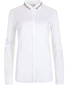 Ted Baker Embellished Collar Shirt - Lyst