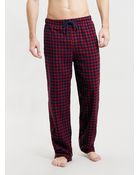 Topman Red/Navy Mini Check Flannel Pyjama Bottoms - Lyst