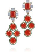 Tory Burch Rodeo Multi Coral Drop Earring - Lyst