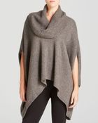 Eileen Fisher Drape Neck Poncho - Lyst