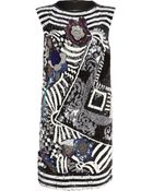 River Island Black Statement Sequin Shift Dress - Lyst