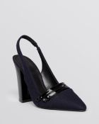 Tory Burch Pointed Toe Slingback Pumps Kay - Lyst