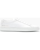 Common Projects White Leather Achilles Sneakers - Lyst