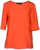 Cedric Charlier Blouse - Lyst