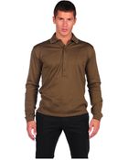 Adidas Slvr Long Sleeve Polo - Lyst