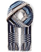 Missoni Zig Zag Crochet Knit Scarf - Lyst