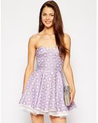 AX Paris Bandeau Prom Dress - Lyst