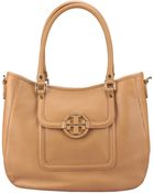 Tory Burch Leathered Hobo Amanda Handbag - Lyst