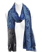 Diane von Furstenberg Hanovar Snake 100X200 Stole - Lyst
