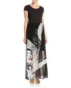 Kensie Screenprinted Maxi Dress - Lyst