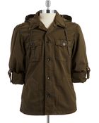 Guess Military Jacket - Lyst
