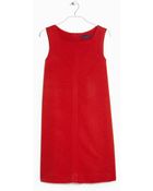Violeta By Mango Zip Wool-Blend Dress - Lyst
