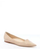 Jimmy Choo Nude Patent Leather 'Attila' Ballet Flats - Lyst
