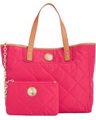 Tommy Hilfiger Nylon Th Pockets E/W Shopper - Lyst