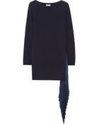 Vionnet Silkpaneled Merino Wool and Cashmereblend Mini Dress - Lyst