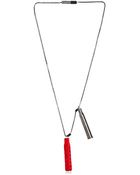 Lanvin Double Bullet Pendant Necklace - Lyst