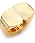 Giles & Brother Stirrup Cuff Bracelet/Goldtone - Lyst