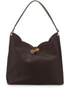 Eric Javits Tia Leather Hobo Bag - Lyst